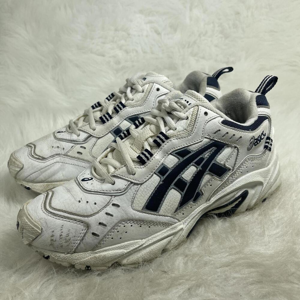 Vintage 2000s Y2K Asics women’s Gel-100TR Size Us 10 Leather Cross Trainer Shoes